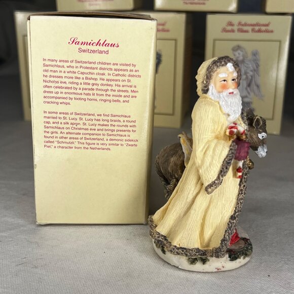 The International Santa Claus Collection Samichlaus Switzerland Figurine 1993 - Picture 5 of 9